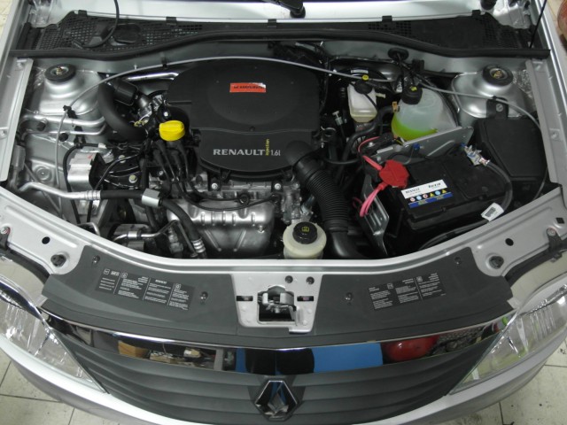 Renault Logan - Рено Логан NEW Установка гбо 4  подкапотная компоновака.JPG
